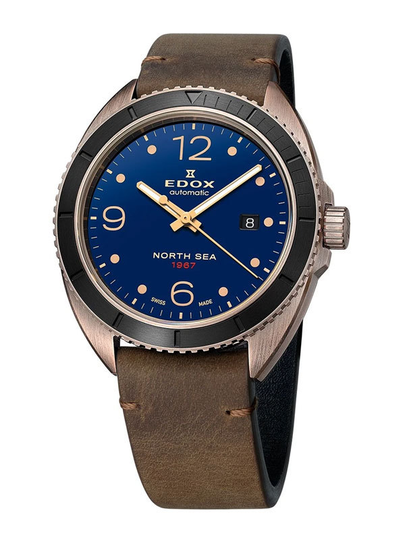 EDOX North Sea 1967 Automatic Limited Edition 80118-BRN-BU1