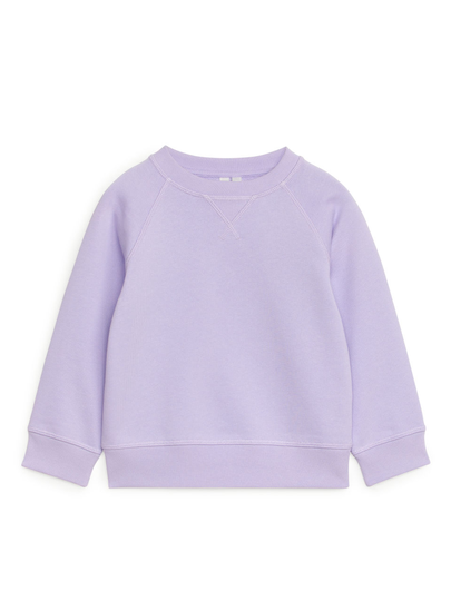 Crew-Neck Sweatshirt - Purple