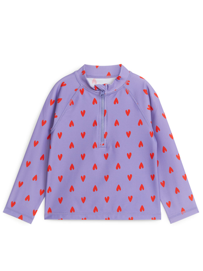 Long-Sleeved UV Top - Purple