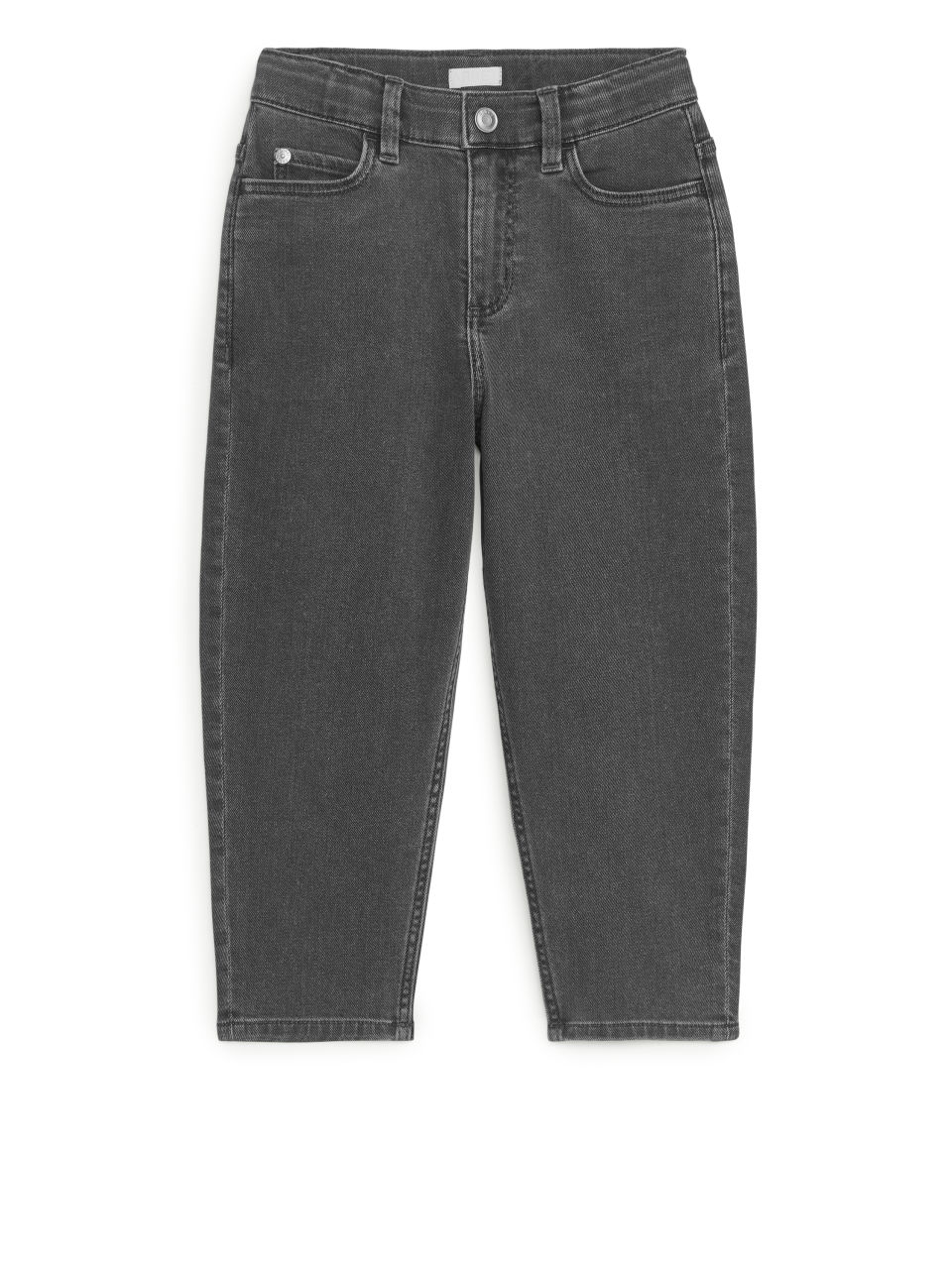 Tapered Stretch Jeans - Grey