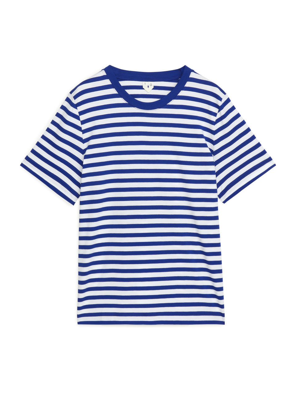 Crew-Neck Striped T-shirt - Blue