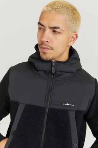 Sail Racing Ziptröja Glacier Knitted Zip Hood Svart