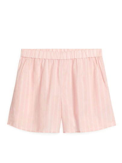 Soft Cotton Pyjama Shorts - Pink