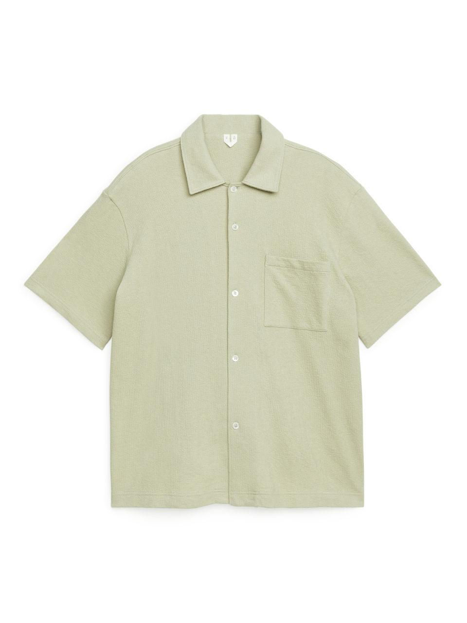Bouclé Jersey Shirt - Yellow