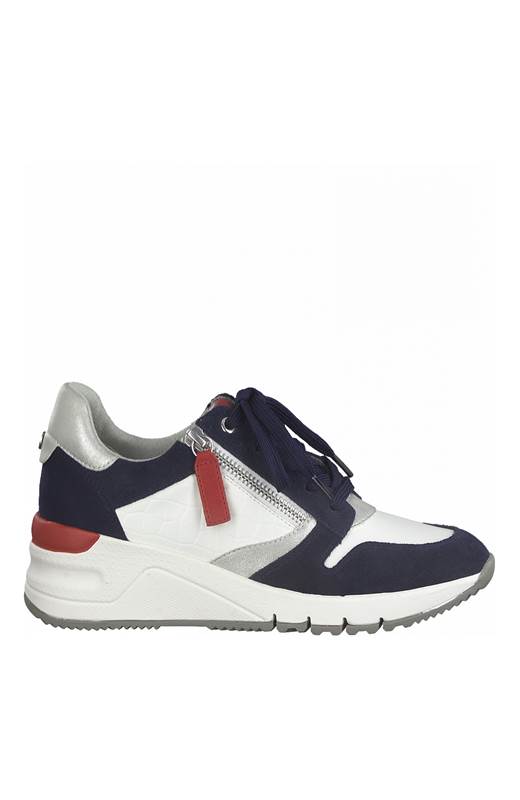 Tamaris Sneakers Marin Vit Röd