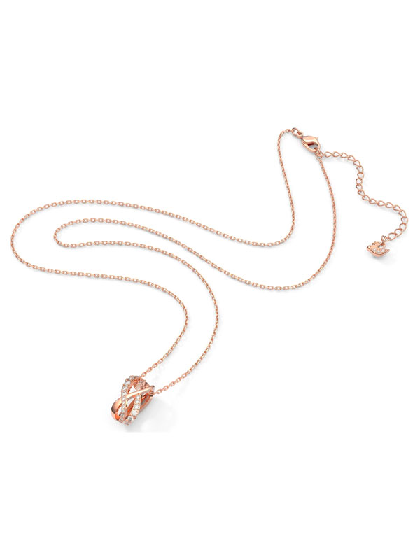 Swarovski Halsband Twist - Rosé 5620549