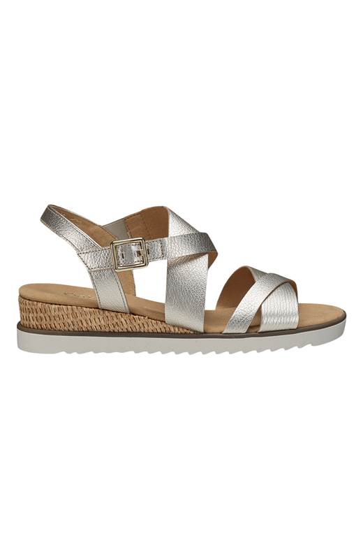 Gabor Skinnsandalett Silver Metallic