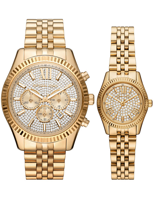 Michael Kors Lexington Gift Set MK1047 - Damklocka