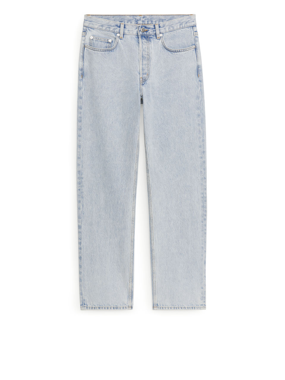 LOOSE Snow Wash Jeans - Turquoise