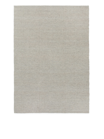 Wool Rug 140 x 200 cm - Grey
