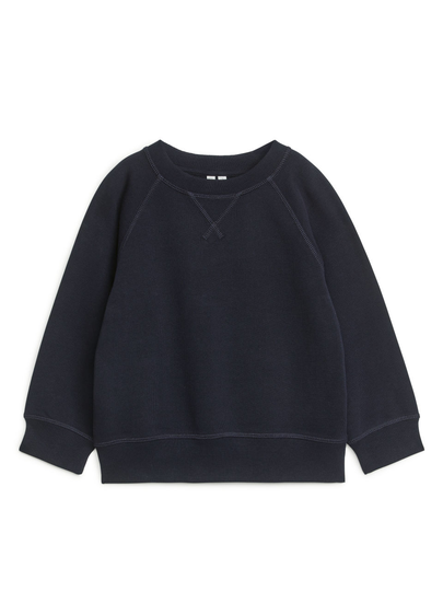 Crew-Neck Sweatshirt - Blue