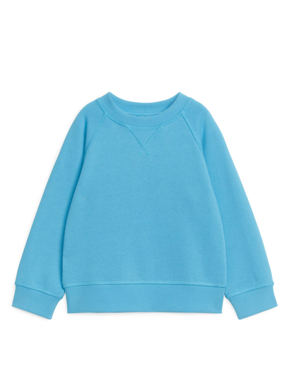 Crew-Neck Sweatshirt - Turquoise