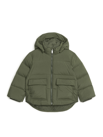 Down Puffer Jacket - Green