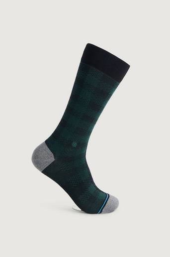 Stance Strumpor Plaid Out Svart