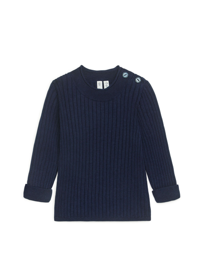 Cotton Wool Jumper - Blue