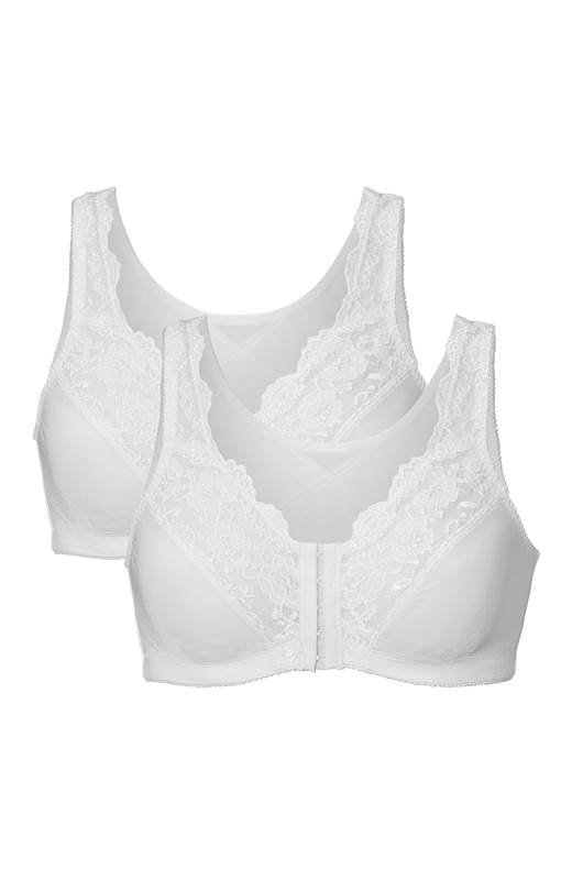 Cellbes Bh utan bygel Jenny 2-Pack Vit