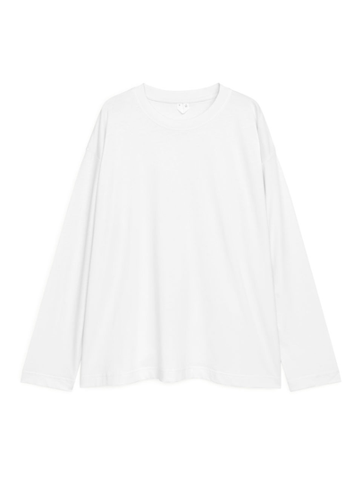 Oversized Pima Cotton T-shirt - White