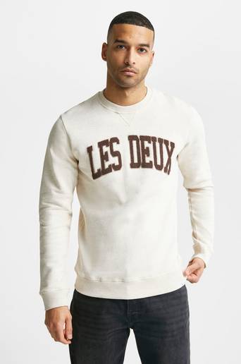 Les Deux Sweatshirt Crane Sweatshirt Vit