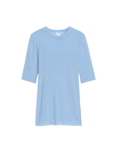 Merino Lyocell T-shirt - Blue