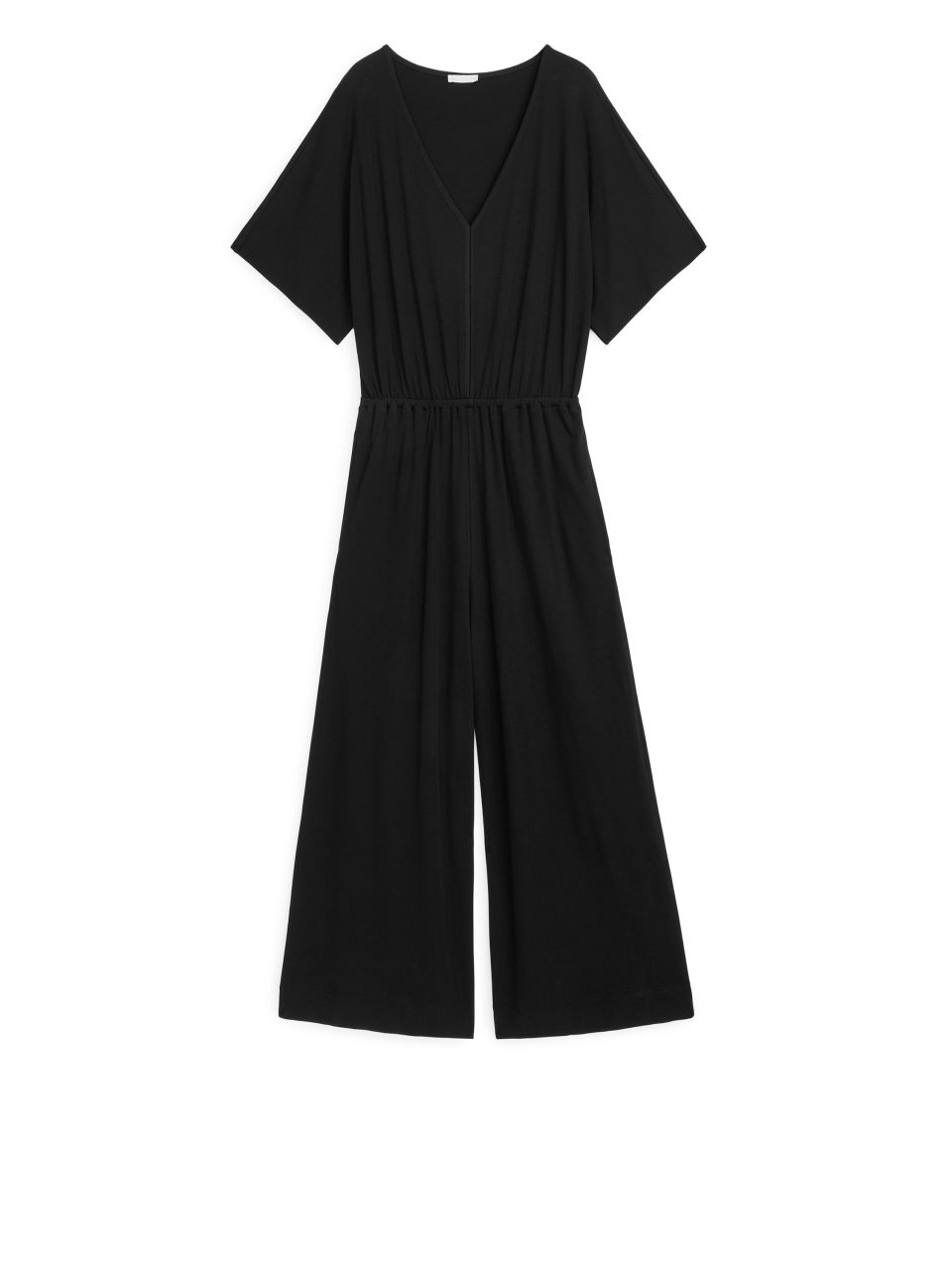 Interlock Jersey Jumpsuit - Black