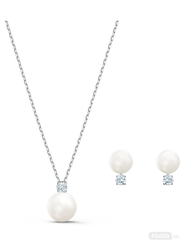 Swarovski Halsband & Örhängen Treasure Pearl Set 5569758