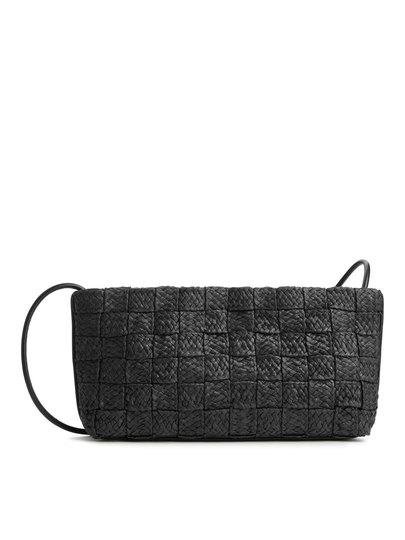 Straw Clutch - Black