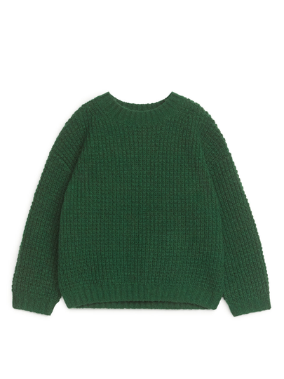 Wool Blend Jumper - Green