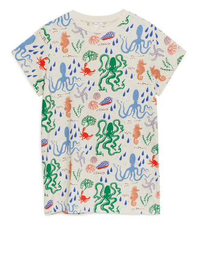 T-Shirt Dress - Beige