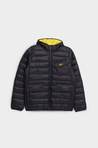 Barbour Jacka B.Intl B Ouston Hooded Quilt Svart