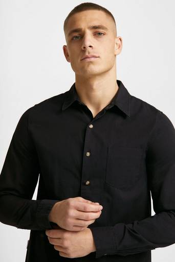 Studio Total Skjorta Twill Shirt Svart