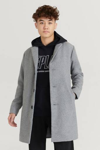 Studio Total Rock Relaxed Coat Grå