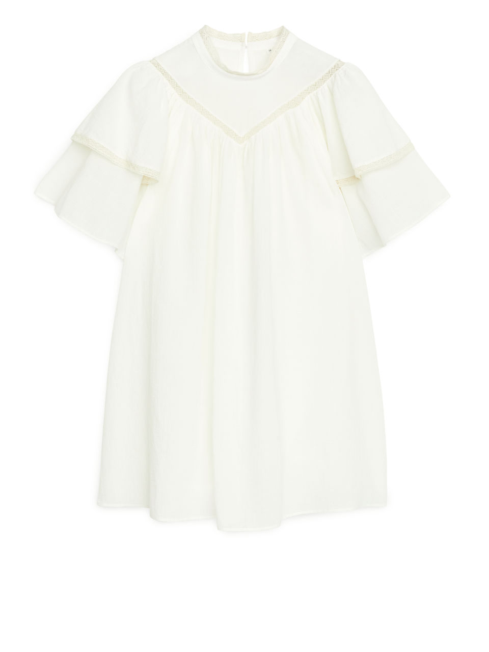 Tiered A-Line Tunic - White