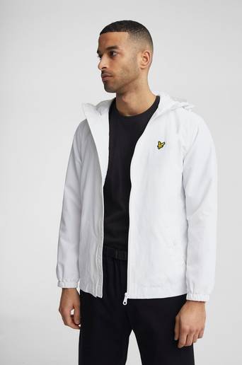 Lyle & Scott Jacka Zip Through Hooded Jacket Vit