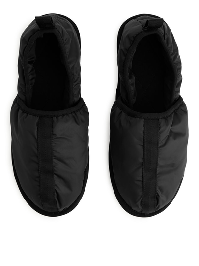 Padded Slippers - Black