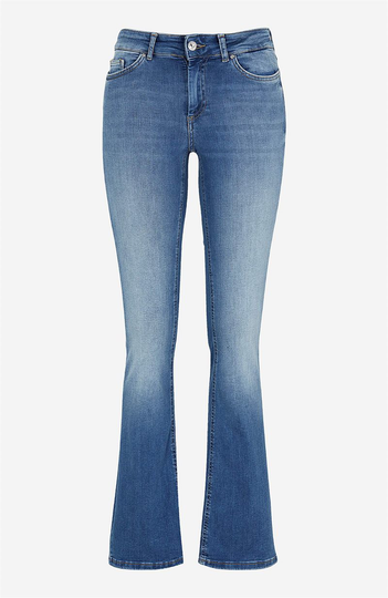 Superstretchiga jeans Skinny Flare Blush