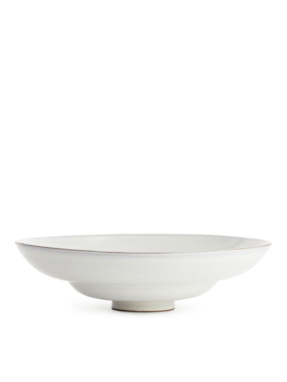 Sculpted Serving Bowl 30 cm - White