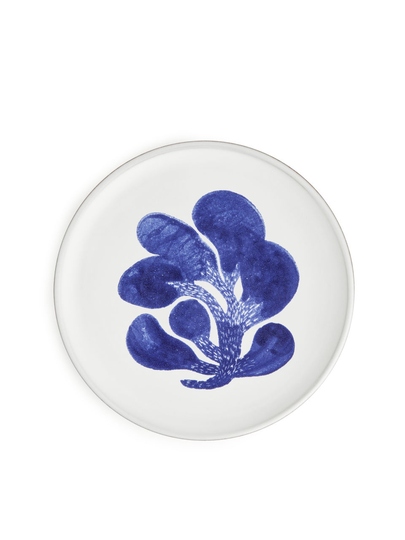 Hand-Painted Plate 22 cm - Blue