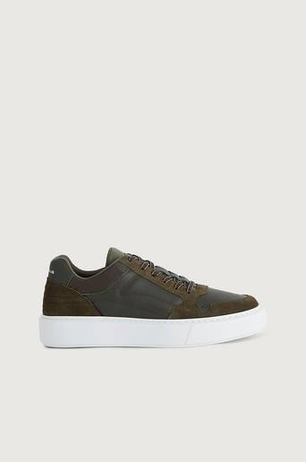Ambitious Sneakers Byzzlight 11850-1288AM Kaki Leather Grön