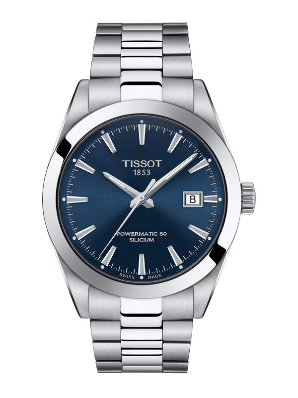 Herrklocka TISSOT Gentleman Powermatic 80 Silicium T127.407.11.041.00