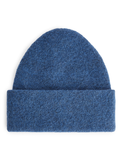 Pom-Pom Beanie - Blue