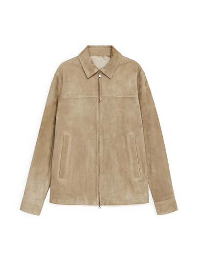 Suede Jacket - Beige
