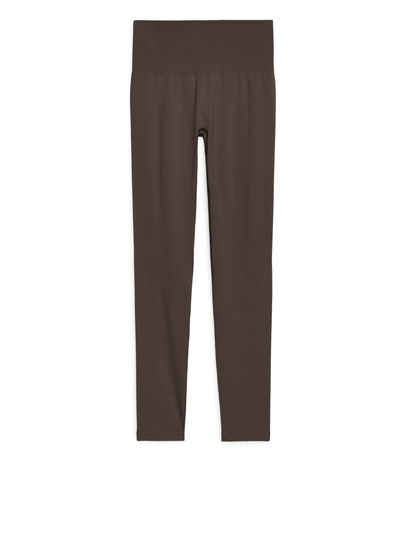 Seamless™ Yoga Tights - Brown
