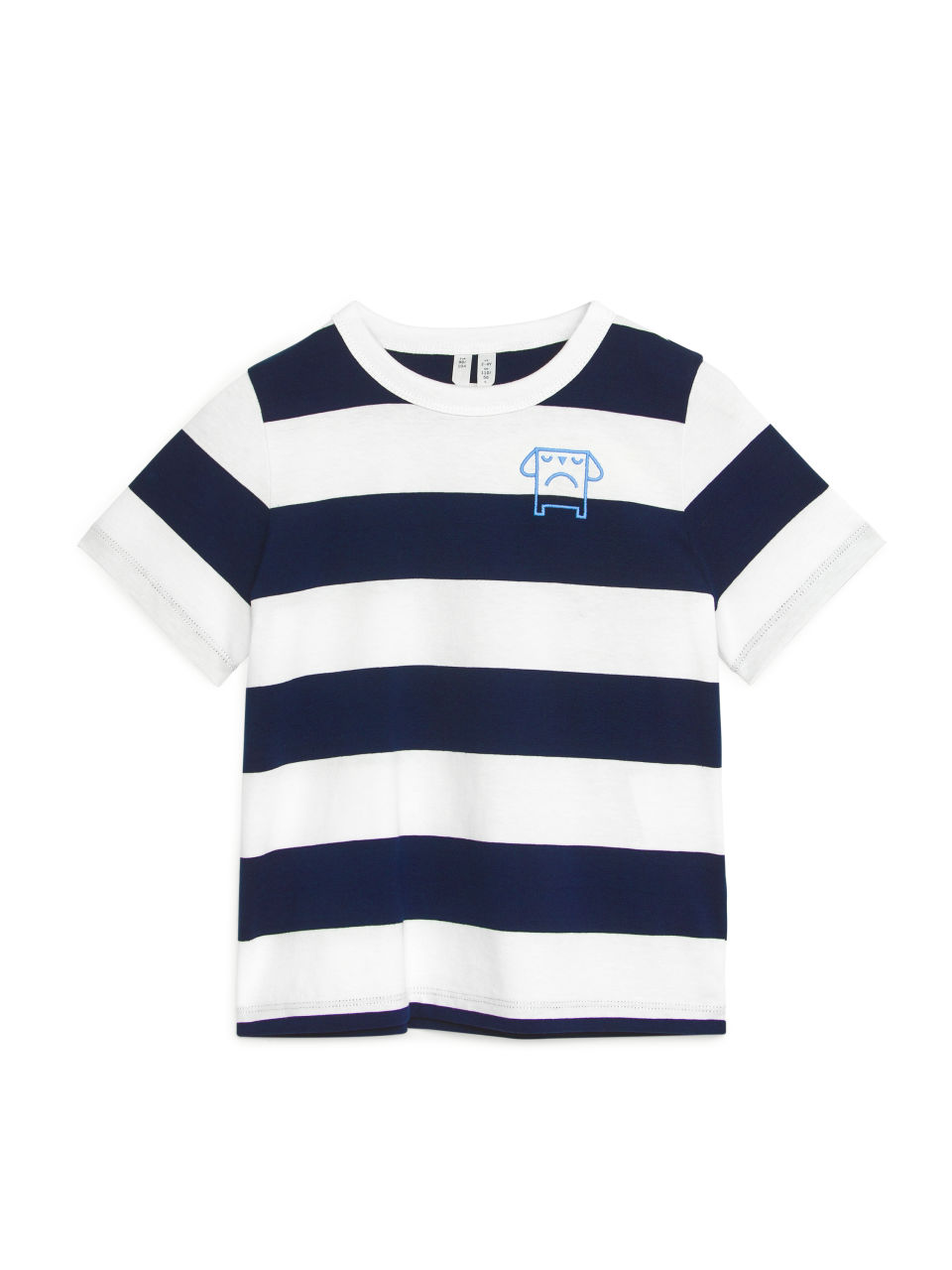 Block-Striped T-Shirt - Blue