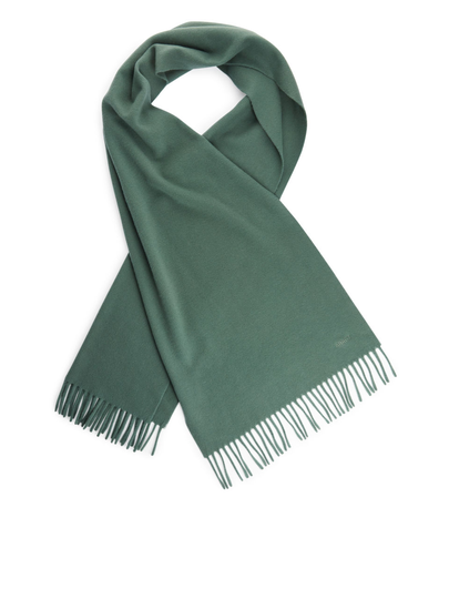 Wool Scarf - Green