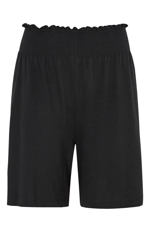 Cellbes Shorts i trikå med smocklinning Svart