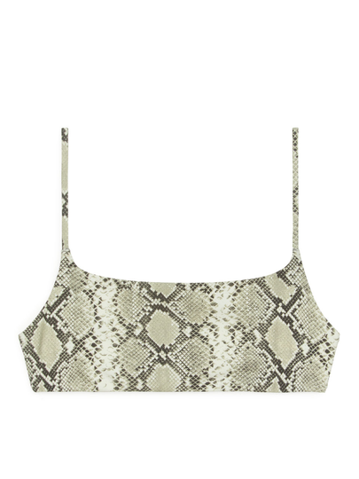 Sporty Bikini Top - White