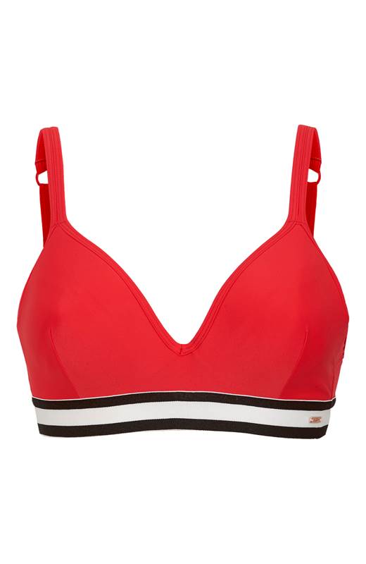 Cellbes Röd bikini-bh utan bygel Röd