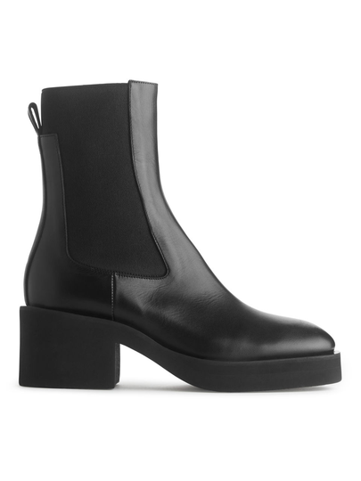 Chunky Chelsea Boots - Black
