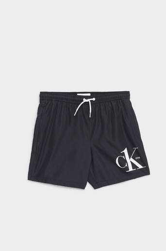 Calvin Klein Badshorts Medium Drawstring Svart