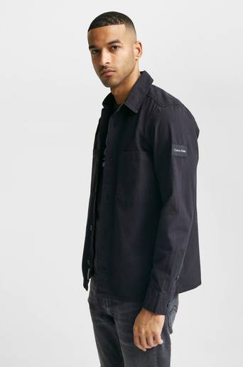 Calvin Klein Overshirt Rip Stop Overshirt Svart